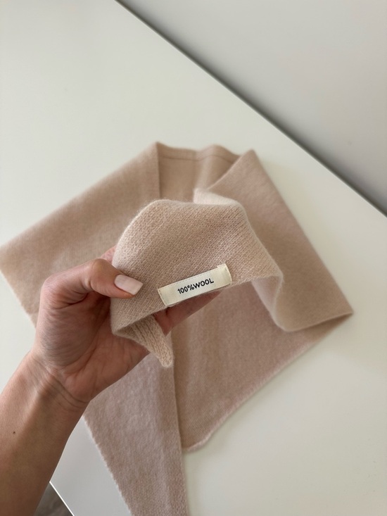 100% Wool Triangle Scarf